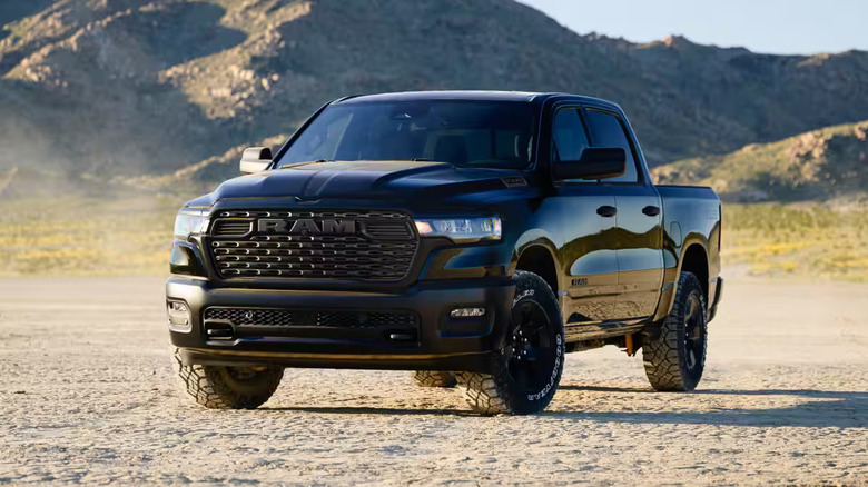 2026 Ram 1500 pickup truck in a desert environment