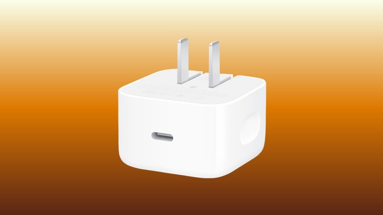 An Apple 40W dynamic power adapter