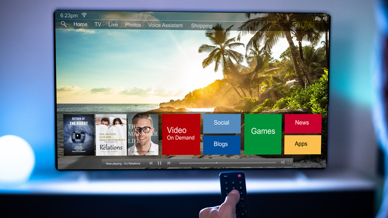 Smart TV app demo illustration