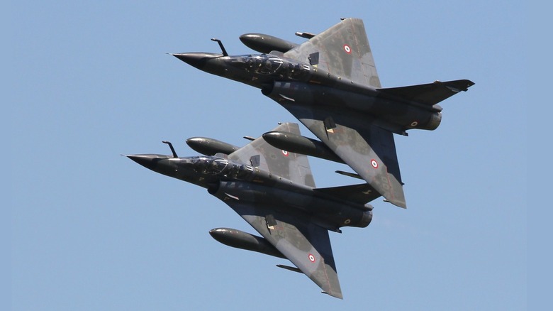 Mirage 2000 demonstration flight