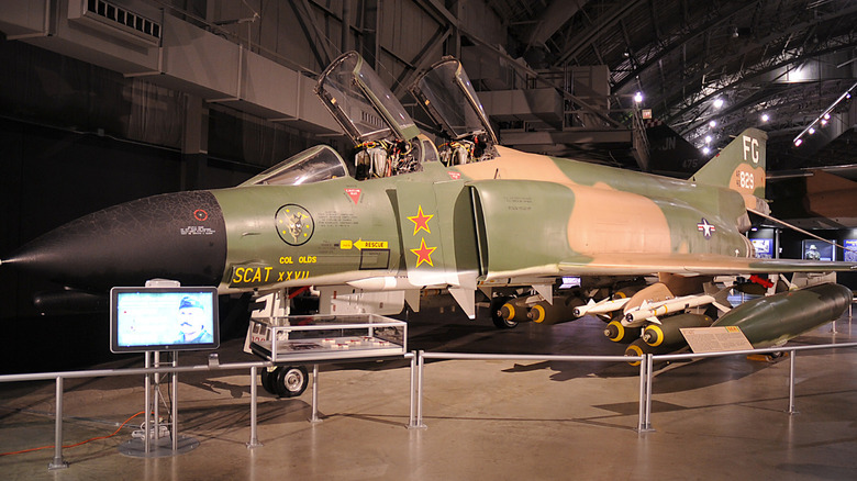 McDonnell Douglas F-4 Phantom II on display at the USAF air museum