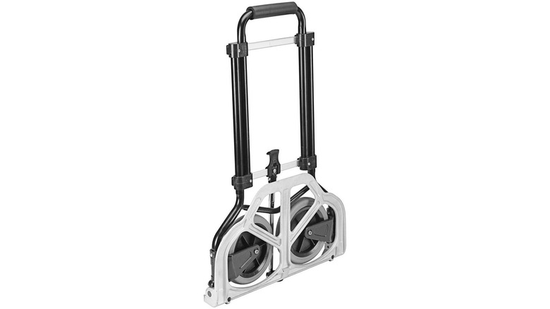 A Franklin hand trolley folded up.