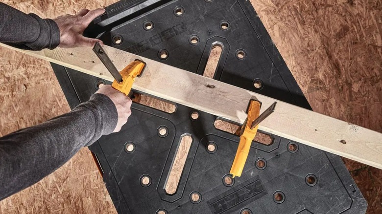 DeWalt Folding Portable Sawhorse Workbench Surface
