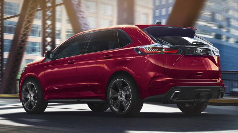 Ford Edge driving down road