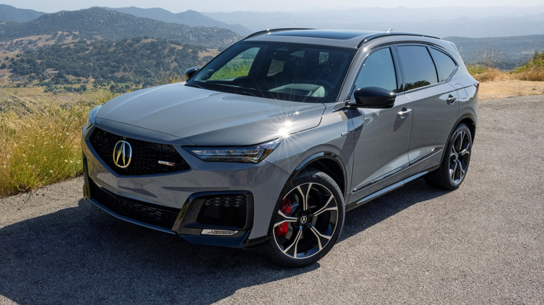 2026 Acura MDX Type S in the hills
