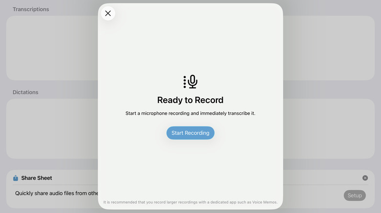 Whisper Transcription App with Dictation Transcription Option