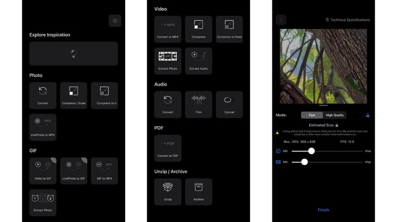 Toolbox app on iPhone