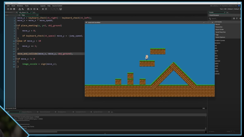 GameMaker Studio side scroller