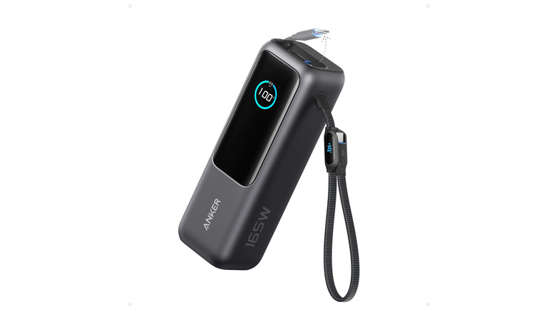 Anker power bank on a white background