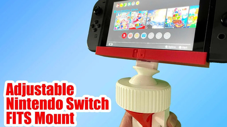 A 3D-printed Nintendo Switch mount for the Ford Maverick