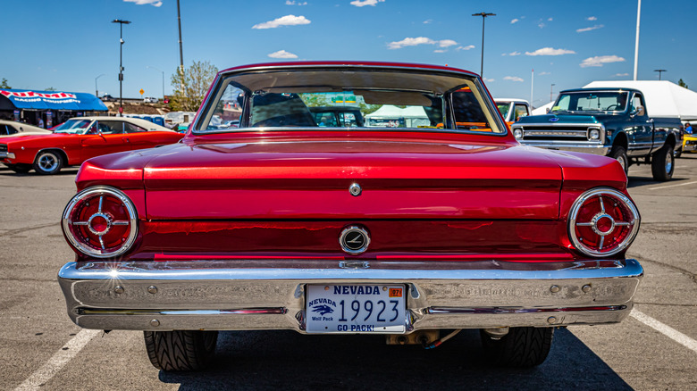 Ford Falcon parked in a space