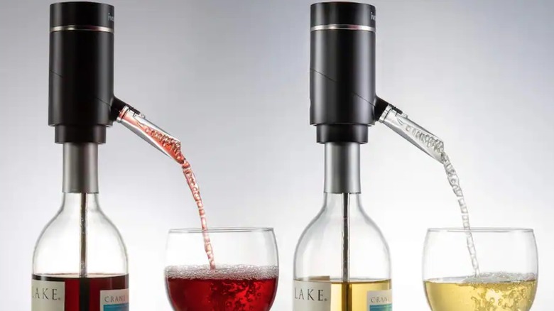 Ivation devices dispensing wine into glasses