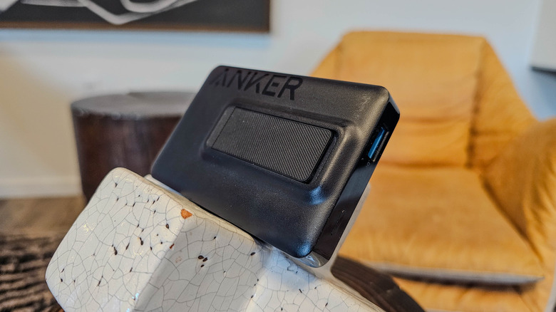 Anker MagGo power bank posed on table