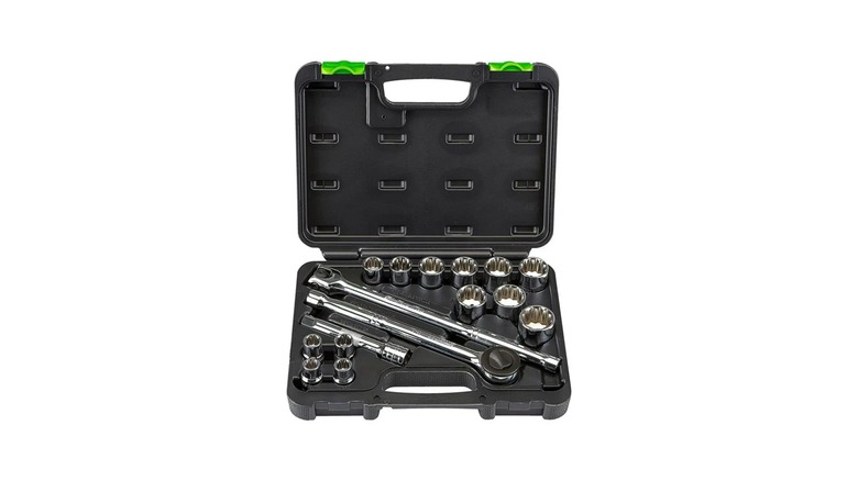 Pittsburgh Pro ½-Inch Drive 16-Piece Socket Set