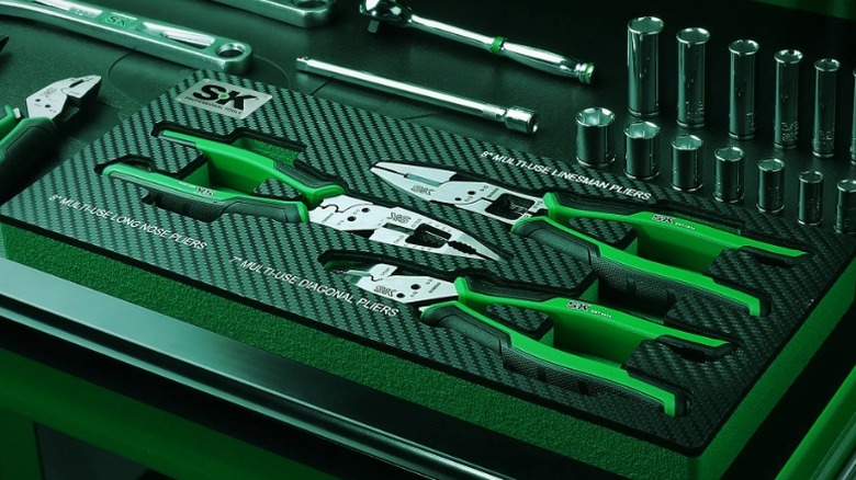 SK Professional tools in a storage case