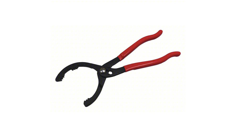 A Grainger oil filter wrench on a white background.