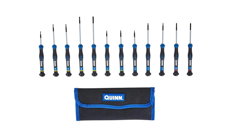Picture showing Quinn precision screwdrivers