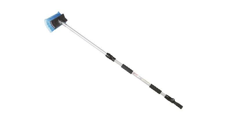 The instant On/Off Telescoping Flow-Thru Brush from Harbor Freight