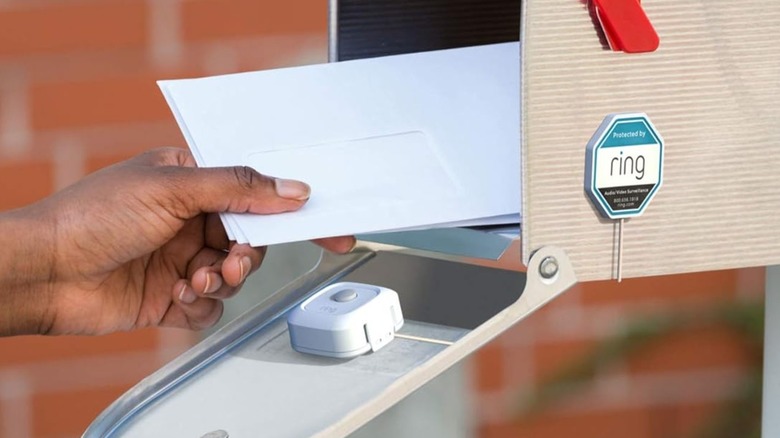 a Ring smart mailbox sensor