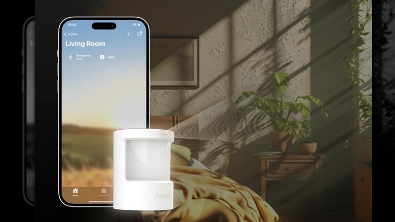 an Aqara 2-in-1 motion and light sensor