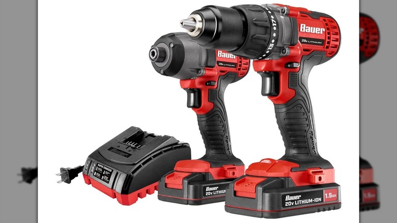 Bauer 20V 2-Tool Cordless Drill and Impact Driver Kit