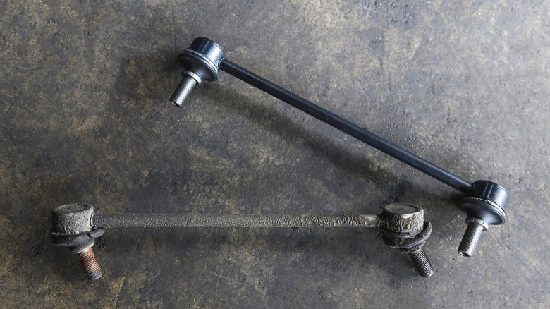 new and old sway bar links
