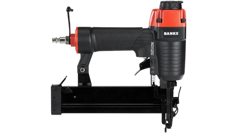 A stock image of a Banks crown air stapler.