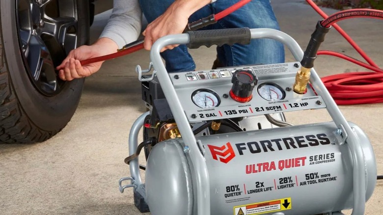 air compressor used on tire