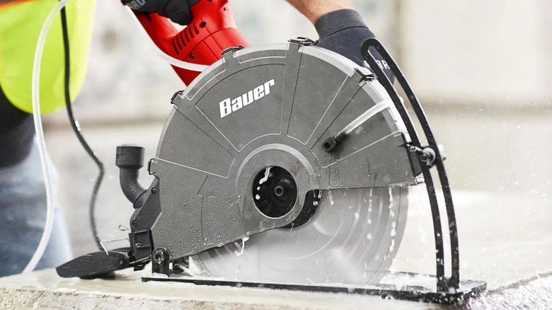 Bauer Portable Concrete Pull Saw