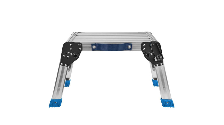 Haul-Master step stool pictured on a white background