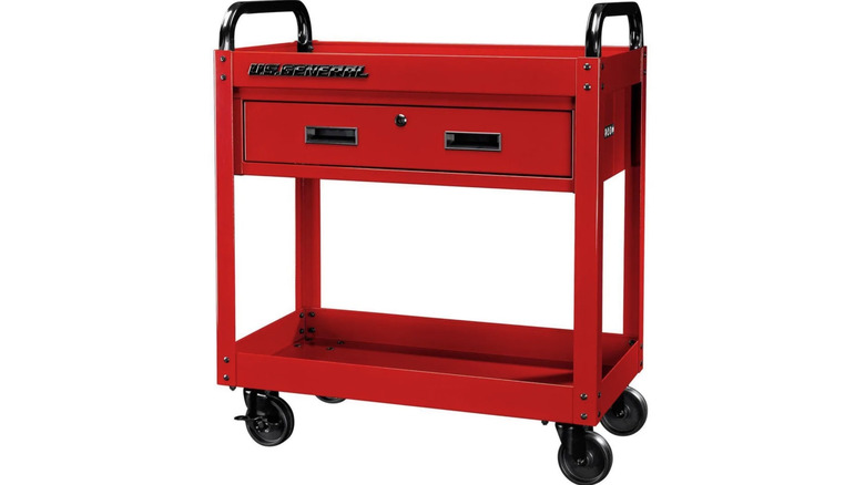 U.S. General service cart pictured on a white background