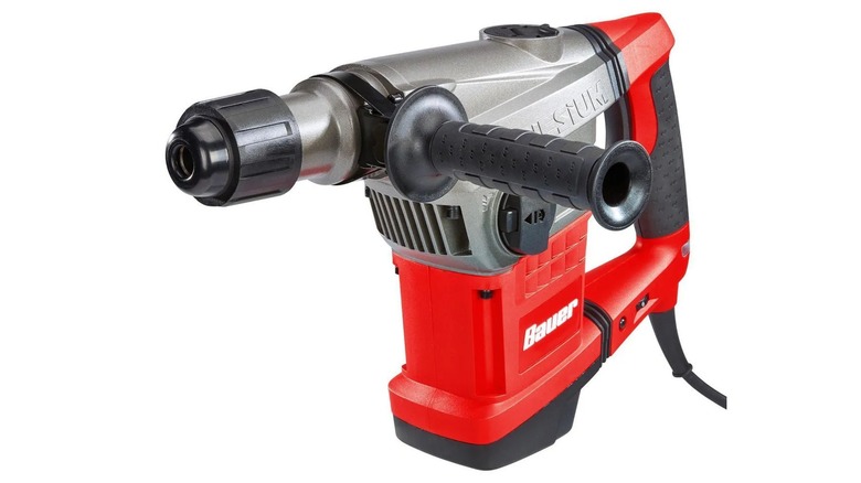 A Bauer rotary hammer against a white background