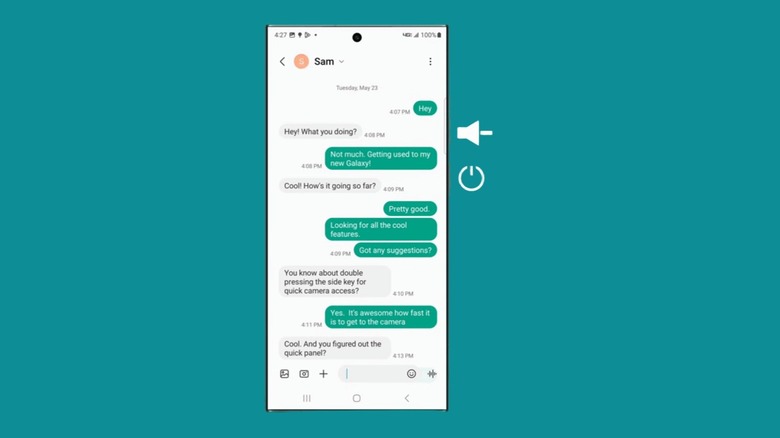 Screenshot of a text on an Android phone.