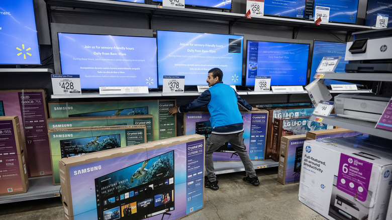 Samsung Television sets in Walmart