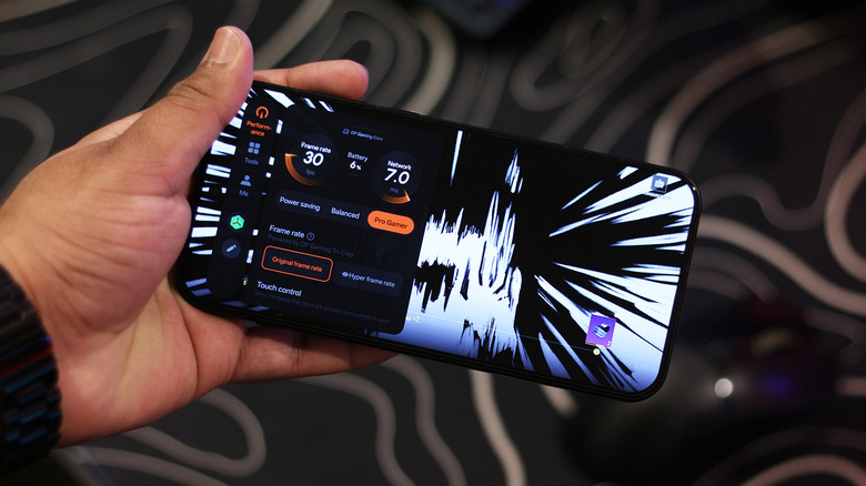 Gaming tools menu on OxygenOS.