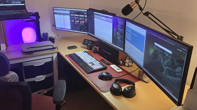 the author's workstation