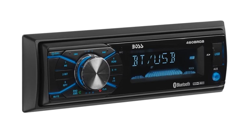 Boss Audio wireless multimedia player in AutoZone customer's vehicle
