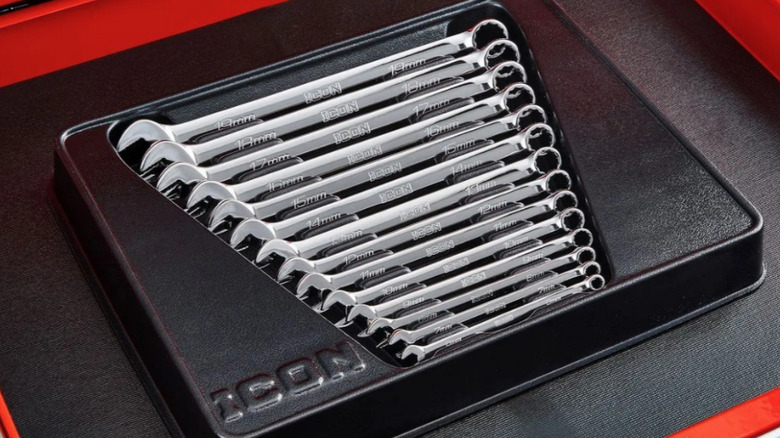 Harbor Freight Icon wrench set in branded case