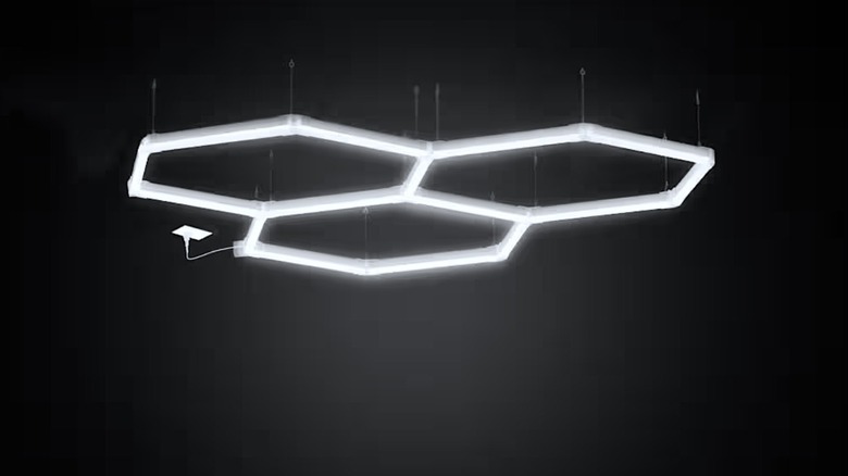 Picture showing Flexagon light illuminated