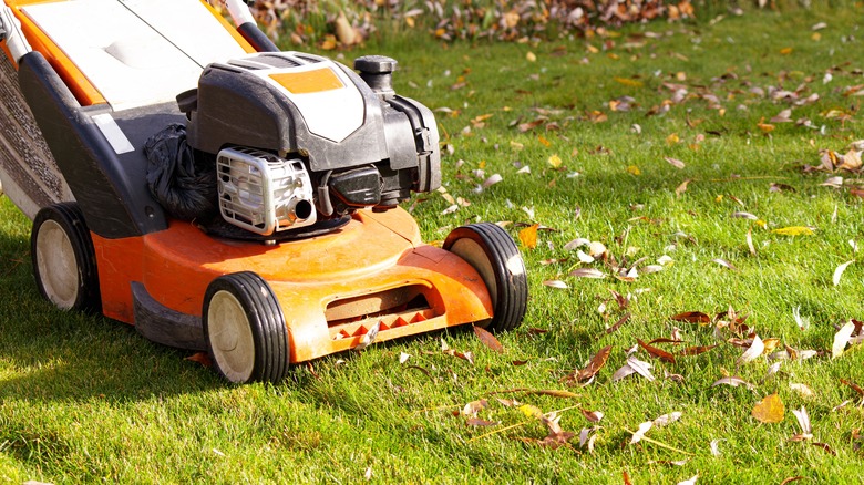 A lawn mower