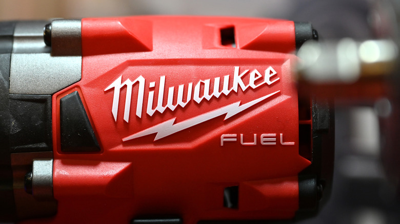 closeup of a Milwaukee Fuel impact wrench