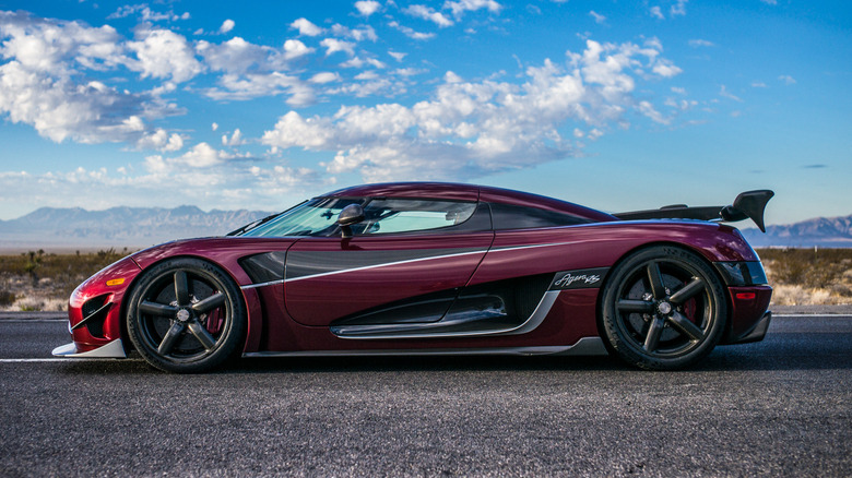 Record-setting Koenigsegg Agera RS on site in Nevada (with Michelin tires)