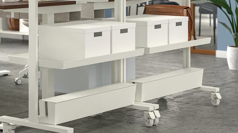 Picture displaying cord wrangling box in use