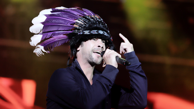 Jay Kay (aka "The Mad Hatter") of Jamiroquai