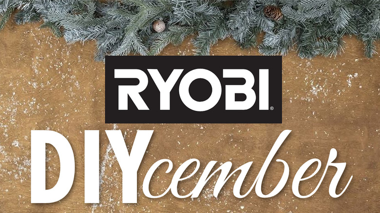 Ryobi DIYcember promotional logo