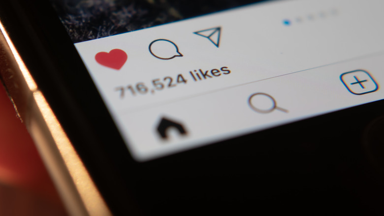 Instagram like comment dm icons