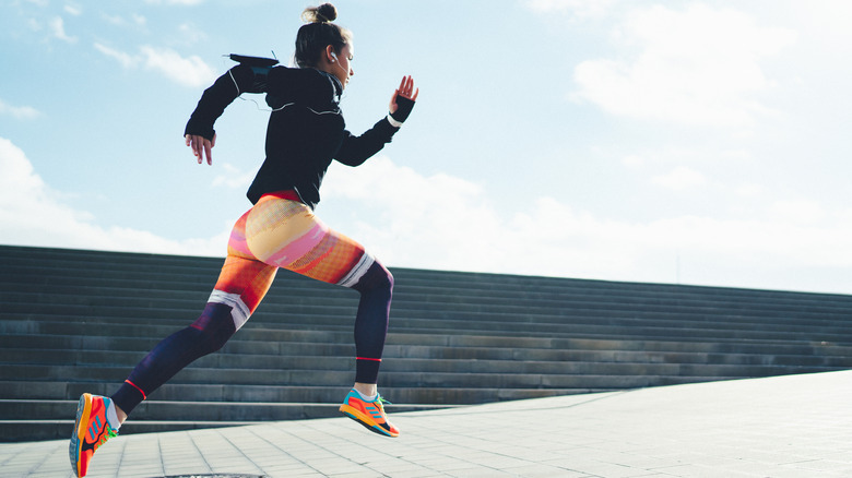 woman running