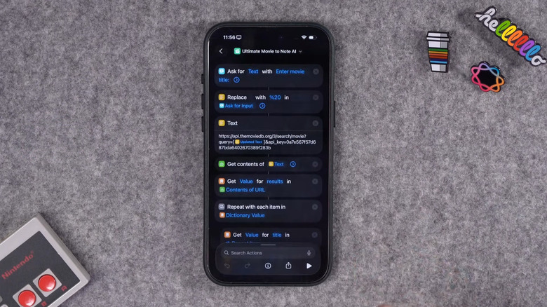 Ultimate Movie Note AI Shortcut Details on iPhone