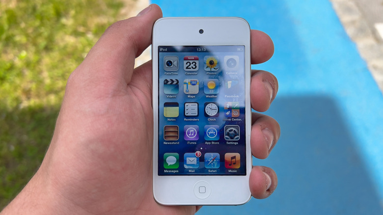 person holding iPod Touch
