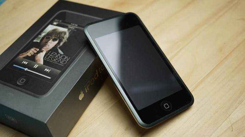 iPod Touch on table